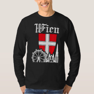 Vienna Skyline Austria Ferris Wheel Prater Stephan T-Shirt