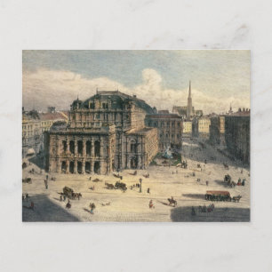 Vienna State Opera House, c.1869 Postkarte