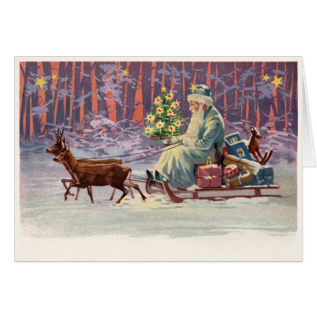 Vienna Woods Santa Card (Vorderseite (Horizontal))