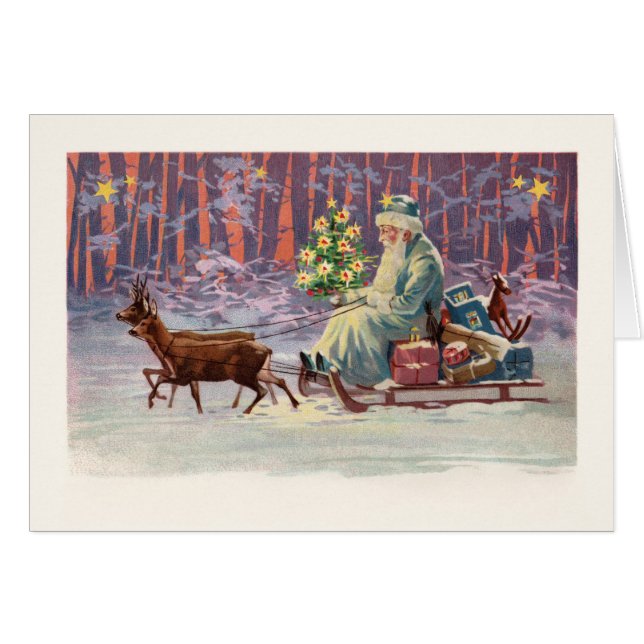 Vienna Woods Santa Card (Vorderseite (Horizontal))