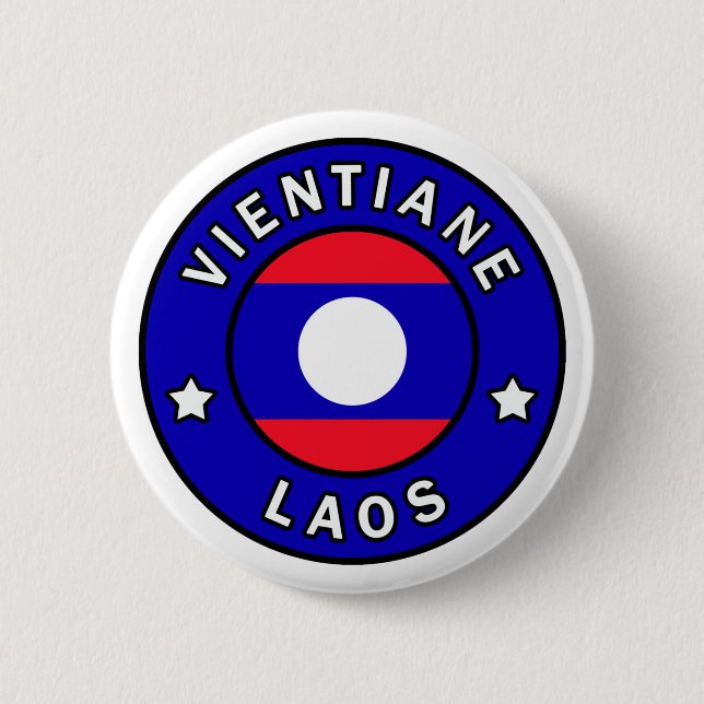 Vientiane Laos Button (Vorderseite)
