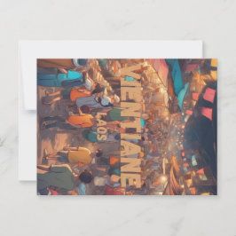 Vientiane Postcard Postkarte