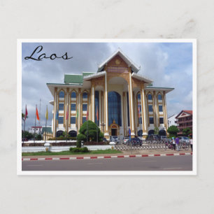 vientiane Stadt Postkarte
