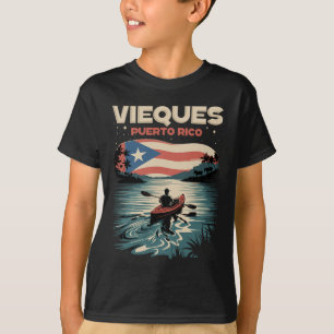 Vieques Puerto Rico Insel Souvenir Puerto-ricanisc T-Shirt