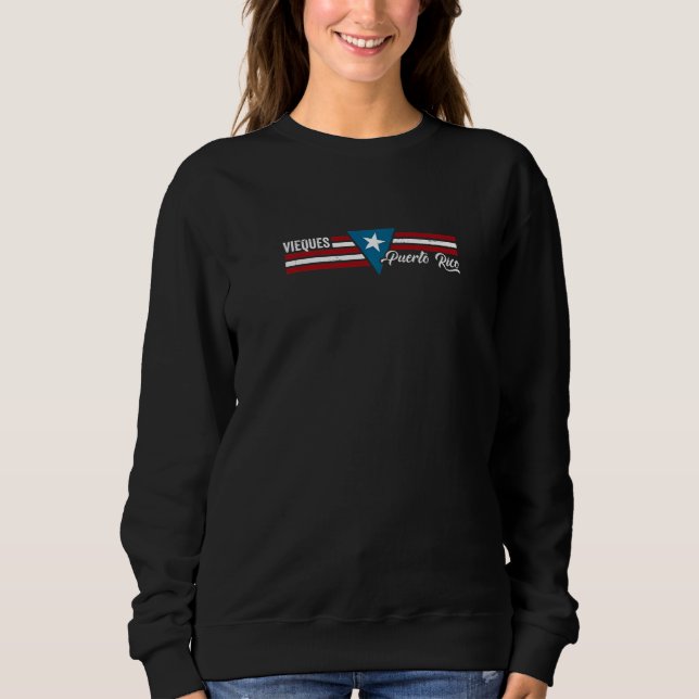 Vieques Puerto Rico Premium Sweatshirt (Vorderseite)