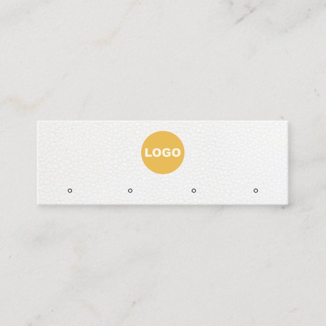 Vier 4-Loch-Ehrenzeichner Mini Visitenkarte (Vorderseite)