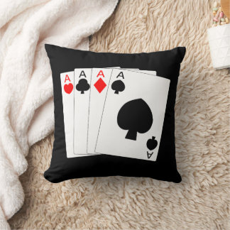 Vier-Aces-Design Kissen