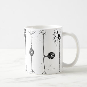 Vier Arten von Neuronen Kaffeetasse