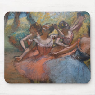 Vier Ballerinas auf Bühne (Ballett) (von Edgar Deg Mousepad