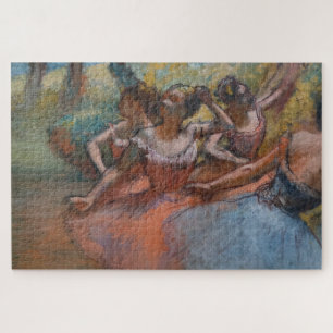 Vier Ballerinas auf Bühne (Ballett) (von Edgar Deg Puzzle