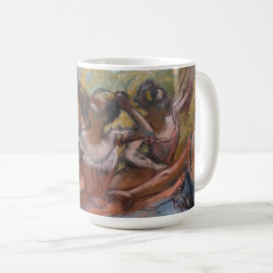 Vier Balletttänzer auf Bühne von Degas Kaffeetasse