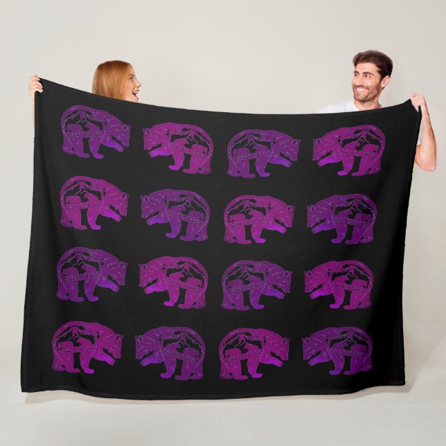 Vier Bären Fleece Blanket (Beispiel)