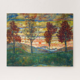 Vier Bäume | Egon Schiele | Puzzle