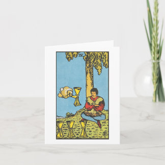 Vier Becher Blankokarte - Rider Waite Smith Tarot Karte