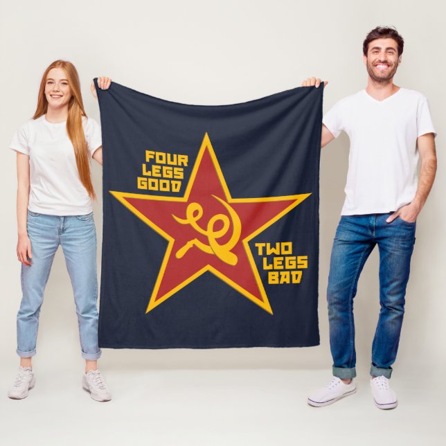Vier Beine gut Fleecedecke (Beispiel)
