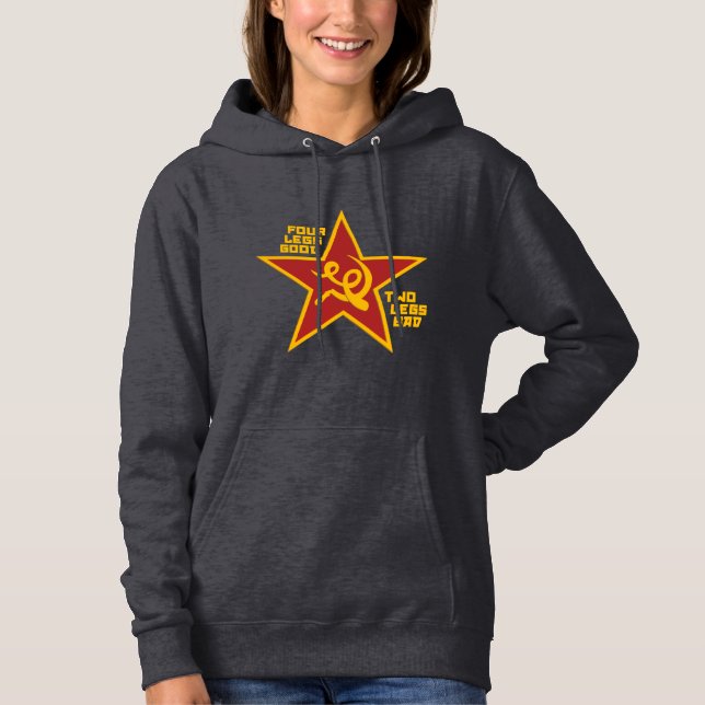 Vier Beine gut Hoodie (Vorderseite)