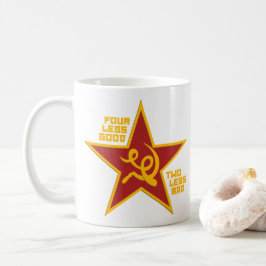 Vier Beine gut Kaffeetasse