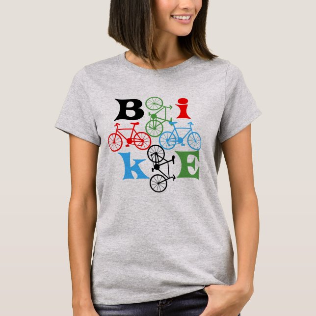 Vier Bikes T-Shirt (Vorderseite)