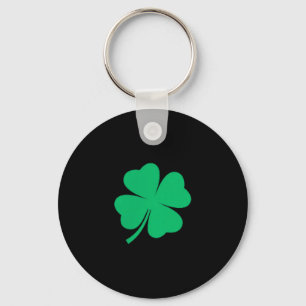 Vier-Blatt-Klee-Tasche irischer Shamrock St. Patri Schlüsselanhänger