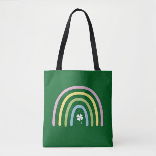 Vier-Blatt-Kleeblatt-Regenbogen St. Patrick's Day 