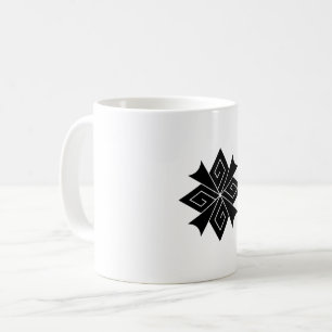 Vier Blitze mit Donnern Kaffeetasse