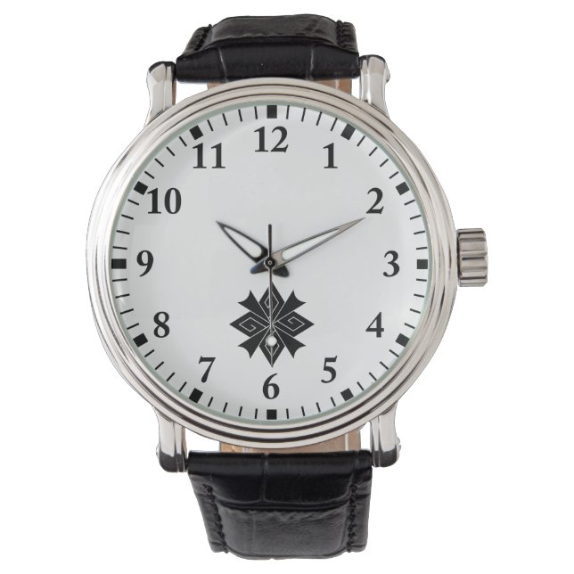Vier Blitzschrauben mit Donnerknallen Armbanduhr (Vorderseite)