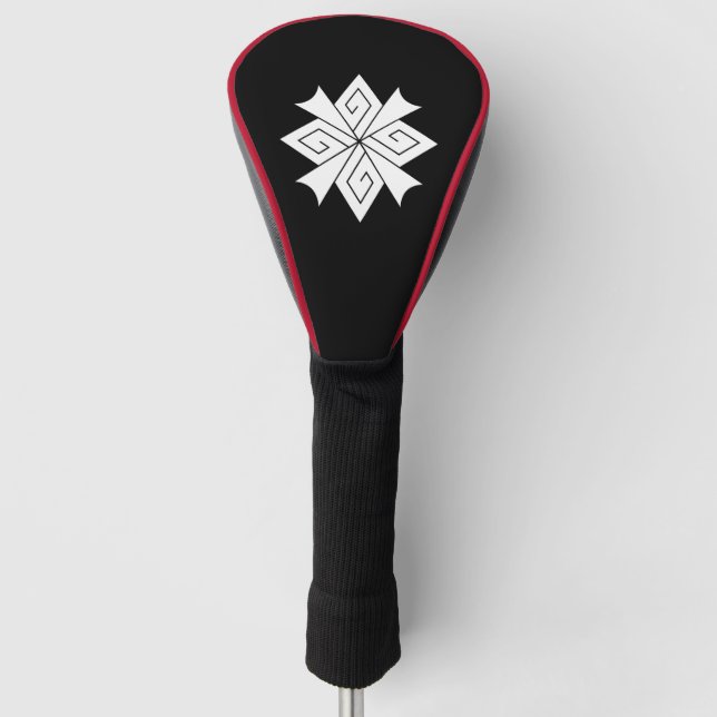 Vier Blitzschrauben mit Donnerknallen Golf Headcover (Vorderseite)