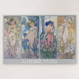 Vier Blume, Alphonse Mucha Puzzle