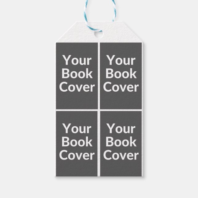 Vier Book Endsement Lesezeichen mit Multifunktions Geschenkanhänger (Vorderseite)