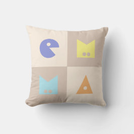 Vier Briefe neue geburt Mädchen Name Kinderzimmer Kissen