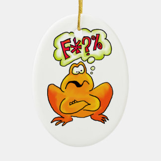 Vier-Buchstabe Frosch-Verzierung Keramikornament