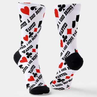 Vier-Card-Anzug für einen guten Bridge-Partner gew Socken