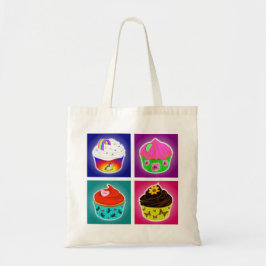 Vier Cupcakes-Tasche Tragetasche