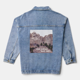 Vier des Mount Rushmore Jeansjacke