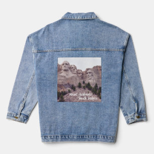 Vier des Mount Rushmore Jeansjacke