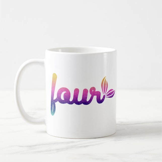 Vier Design Kaffeetasse (Links)
