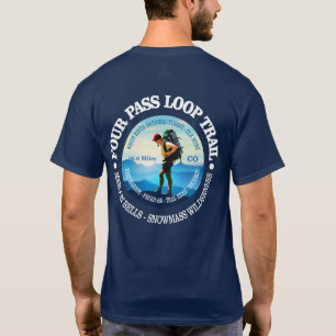 Vier Durchlauf-Schleifen-Spur (Wanderer C) T-Shirt