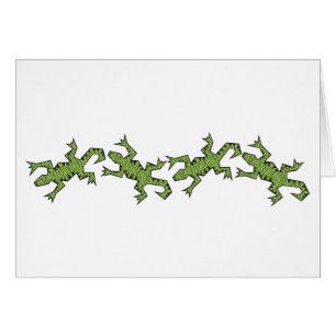 Vier Eidechsen-Karte