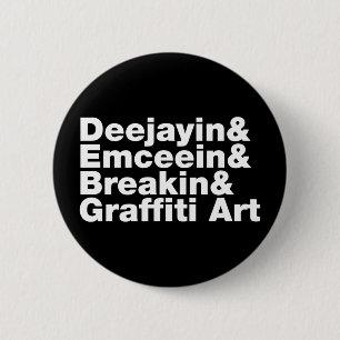 Vier Elemente des angesagten Hopfens Button