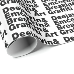 Vier Elemente des angesagten Hopfens Geschenkpapier