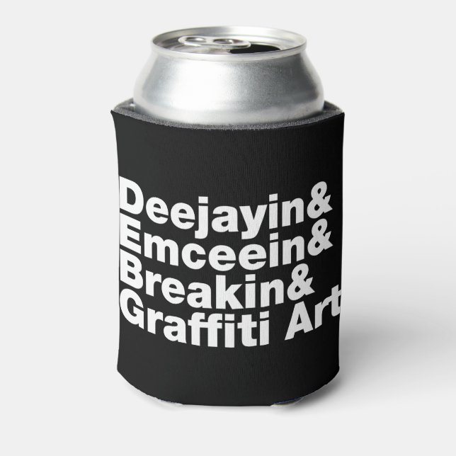 Vier Elemente des Hip Hop Dosenkühler (Kanne Rückseite)
