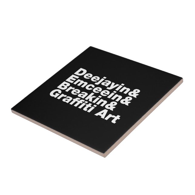 Vier Elemente des Hip Hop Fliese (Seite)