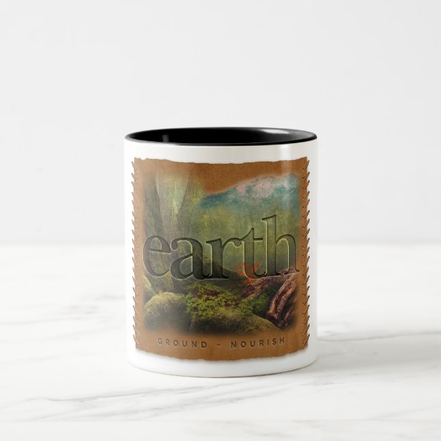 Vier Elemente - Erde - Kaffeetasse (Mittel)