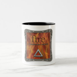 Vier Elemente - Feuer - Kaffeetasse