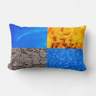 Vier Elemente Lendenkissen