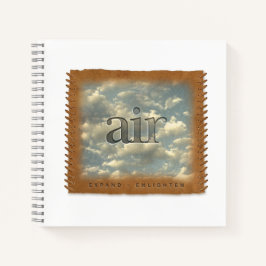 Vier Elemente - Luft - Journal Notizbuch