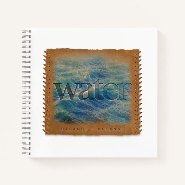 Vier Elemente - Wasser - Tagebuch (Vorderseite)