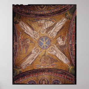 Vier Engel mit den Symbolen der Poster