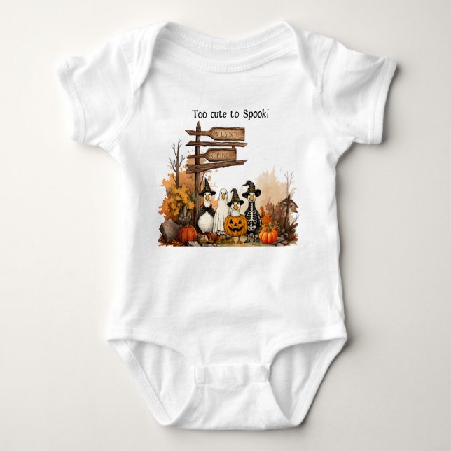 Vier Enten in Kostümen - zu Niedlich, um T - Shirt (Vorderseite)