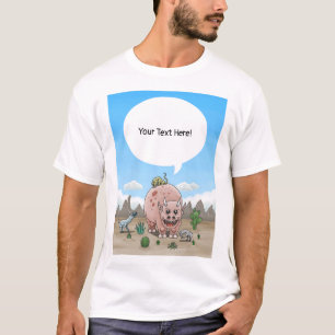 Vier Fantasy-Dinosaurier T-Shirt